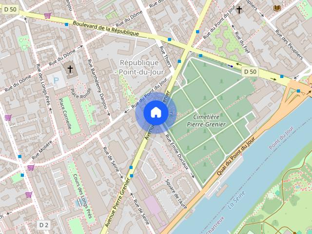 1 bedroom apartment in Boulogne Billancourt