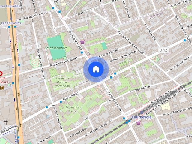1 bedroom apartment in Courbevoie