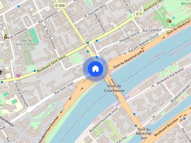1 bedroom apartment in Courbevoie