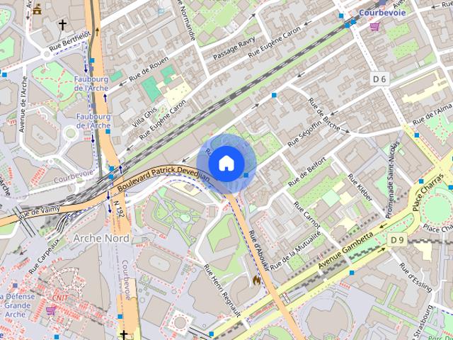 1 bedroom apartment in Courbevoie