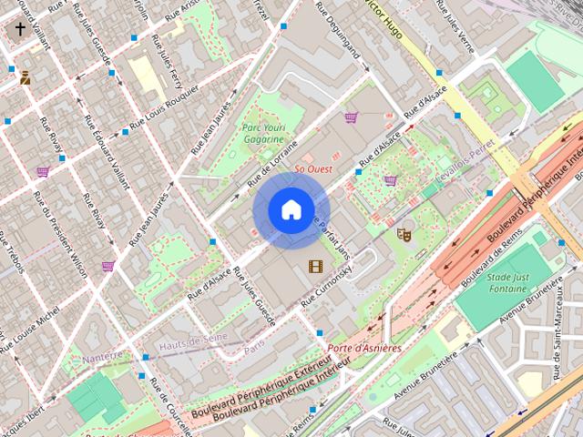 1 bedroom apartment in Levallois Perret