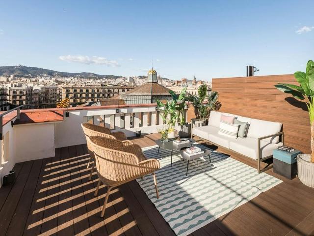 1 Bedroom Apartment with Terrace in El Born, Barcelona Amsterdam Apartments for Rent