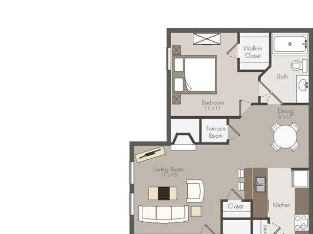 1 bedroom, Arlington Heights IL 60004 105273658