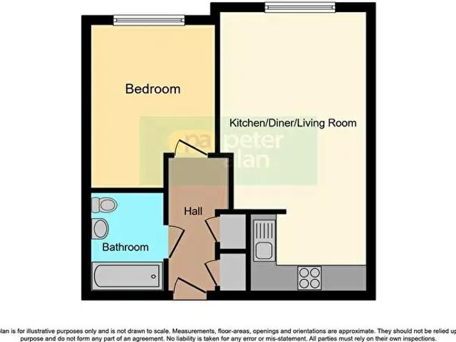 1 Bedroom Flat To Rent In A Edith Mills Close, SA11