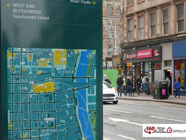 1 Bedroom Flat To Rent In Argyle Street, City Centre, Glasgow, G2