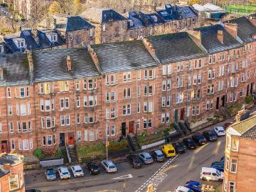 Flat for sale in Mount Florida - Fireplace