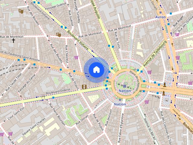 1 bedroom flat for rent in Nation Alexandre Dumas, Paris