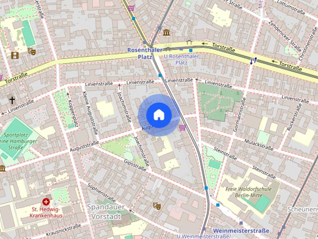 1 bedroom flat for rent in Scheunenviertel, Berlin