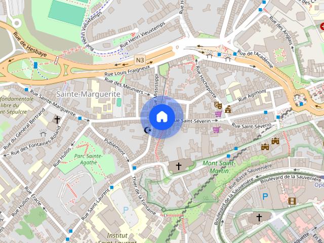 1 bedroom flat for rent in Saint Laurent, Liège