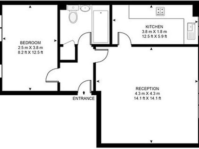 1 bedroom flat in London