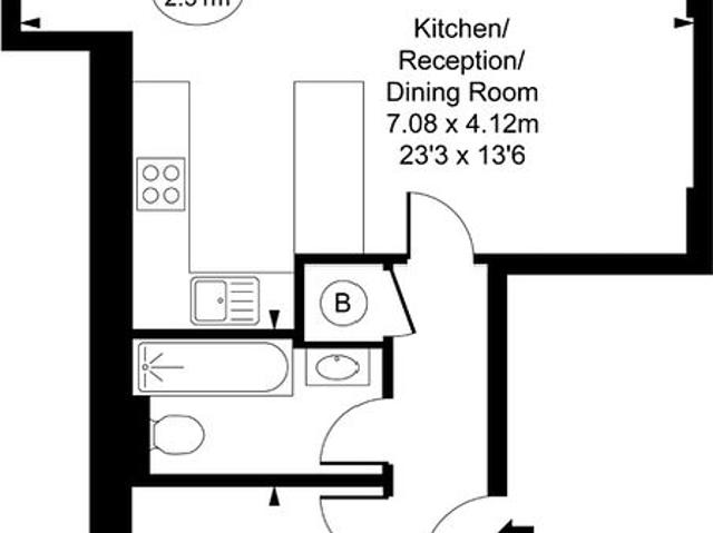 1 bedroom flat in London