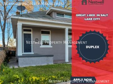 1 Bedroom Home for Rent at 1046 W Euclid Ave, Salt Lake City, UT 84104 Poplar Grove
