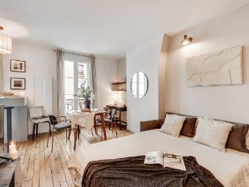 1 bedroom in Batignolles, Paris Amsterdam Apartments for Rent