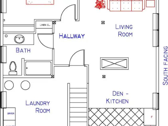 1 Bedroom large cozy ground floor suite Gonzales/ Fairfield