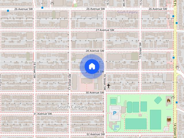 1 bedroom main floor unit in Marda Loop