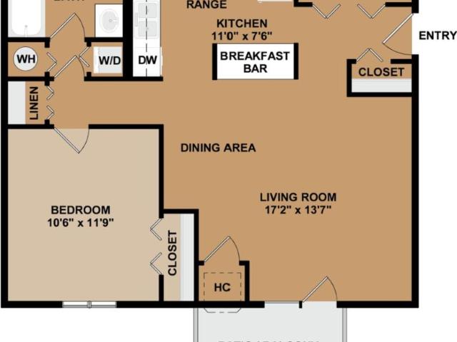 1 bedroom, Naperville IL 60563 105795754