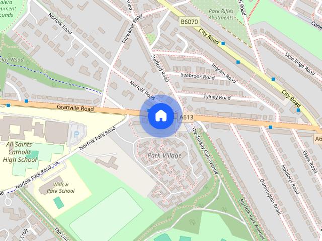 1 bedroom semi detached house to rent