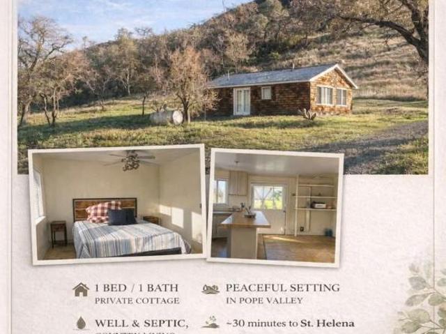 1 bedroom, Pope Valley CA 94567 105989207