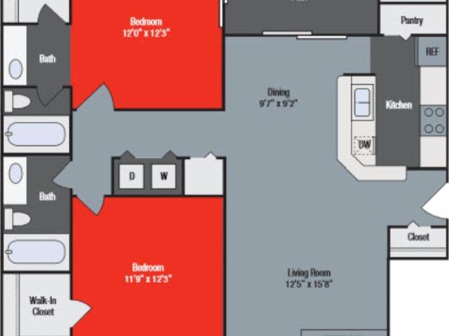 1 bedroom, Willowbrook IL 60527 105177885