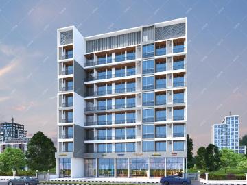 1 BHK Apartment in Airoli for resale Navi Mumbai. The reference number is 19788911