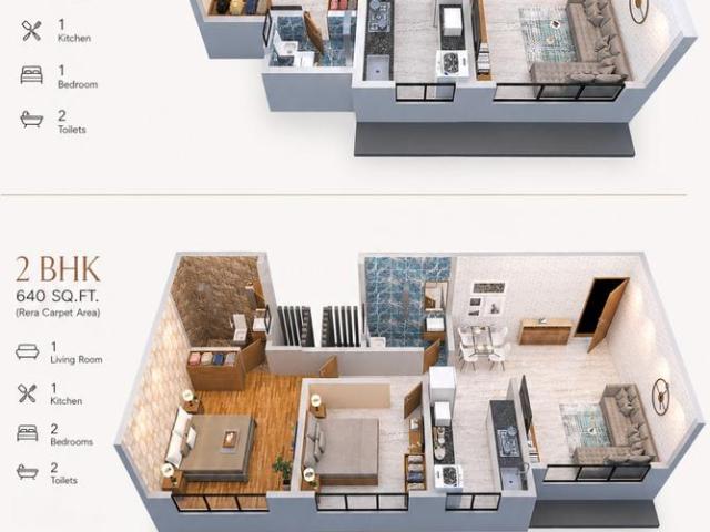 1 BHK Apartment in Borivali West for resale Mumbai. The reference number is 20920216