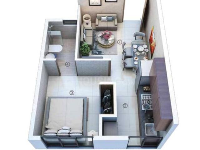 1 BHK Apartment in Ghatkopar East for resale Mumbai. The reference number is 20437053