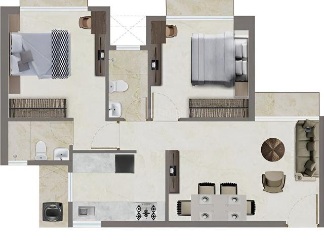 1 BHK Apartment in Kalyan East for resale Kalyan. The reference number is 20439030