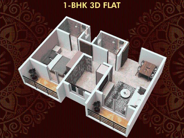 1 BHK Apartment in Kashele for resale Thane. The reference number is 20650707