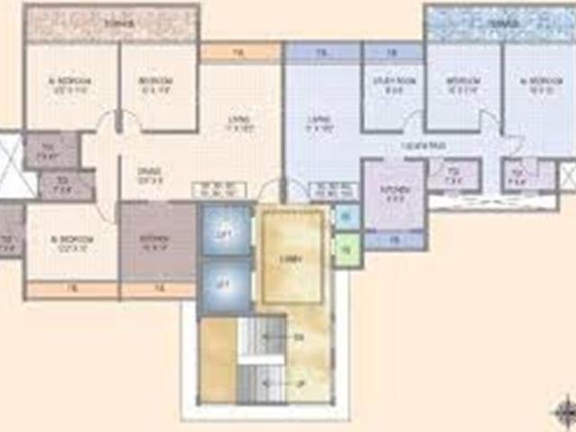 1 BHK Apartment in Kharghar for rent Navi Mumbai. The reference number is 20984617