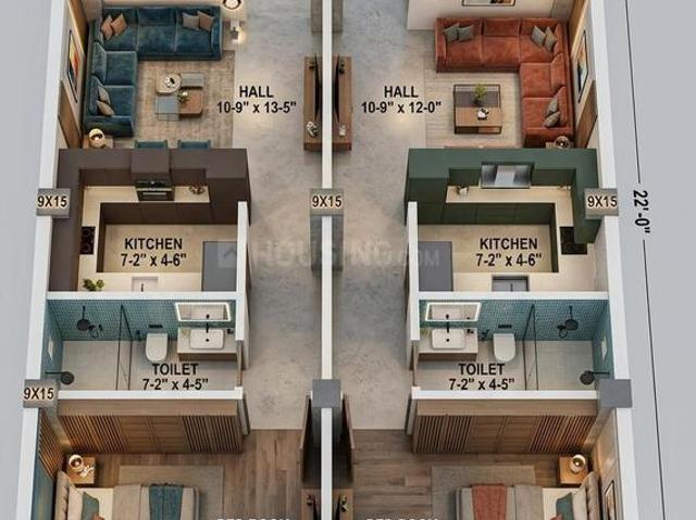 1 BHK Apartment in Kulesara for resale Greater Noida. The reference number is 20759504