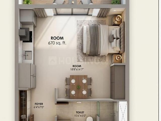 1 BHK Apartment in Patancheru for resale Sangareddy. The reference number is 20925553