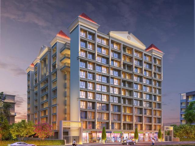 1 BHK Apartment in Pushpak Nagar for resale Navi Mumbai. The reference number is 15313513