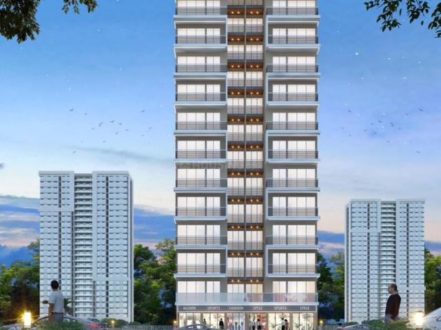 1 BHK Apartment in Pushpak Nagar for resale Navi Mumbai. The reference number is 21000720
