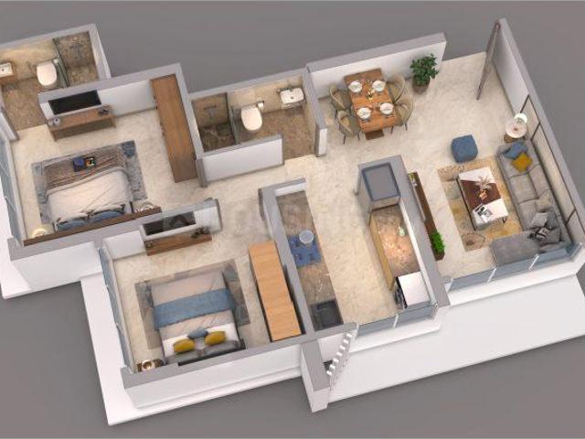 1 BHK Apartment in Vikhroli West for rent Mumbai. The reference number is 20734523