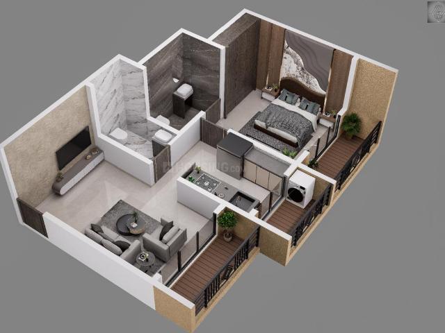 1 BHK Apartment in Virar West for resale Virar. The reference number is 19785182