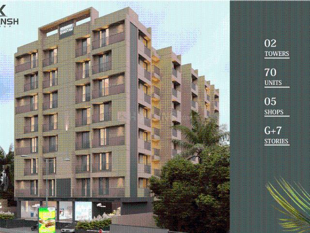 1 BHK Apartment in Zundal for resale Ahmedabad. The reference number is 20185379