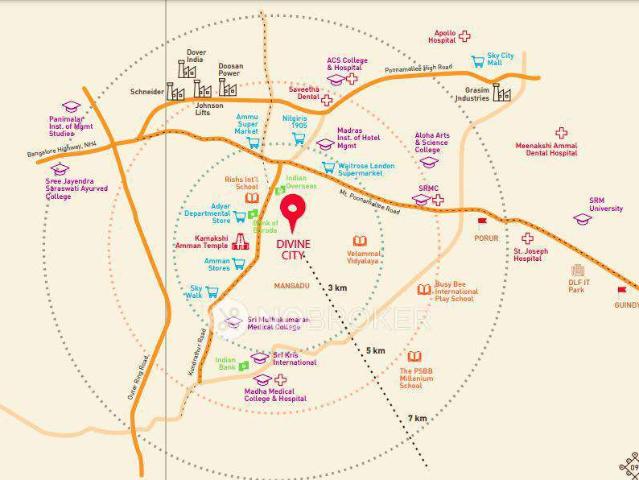 1 BHK Flat In Cybercity Rainbow Heights For Sale In Mangadu