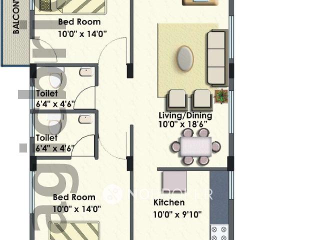 1 BHK Flat In Dvr Kuteera for Rent In Btm Layout