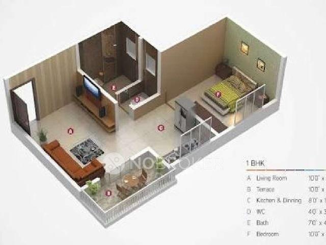1 BHK Flat In Dr Gavhane Destination Memoir for Lease In Ch