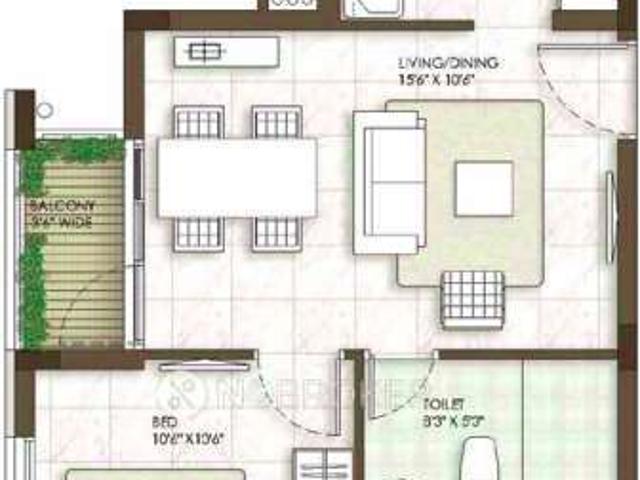 1 BHK Flat In Prestige Courtyards For Sale In Sholinganallu