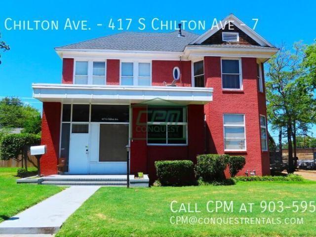 1 BR, 1 BA Apartment 417 S Chilton Ave. 417 S Chilton Ave, Tyler, TX 75702