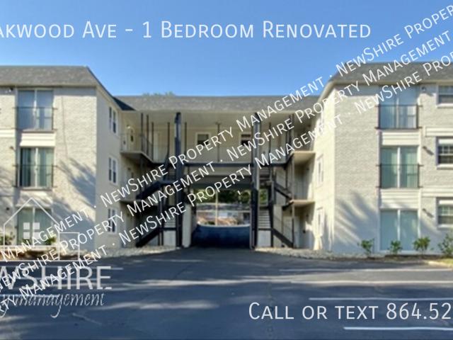 1 BR, 1.5 BA Apartment 135 Oakwood Ave, Spartanburg, SC 29302