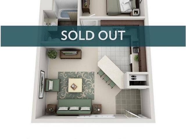 1 BR/ 1 BA $1150 furnished canvas