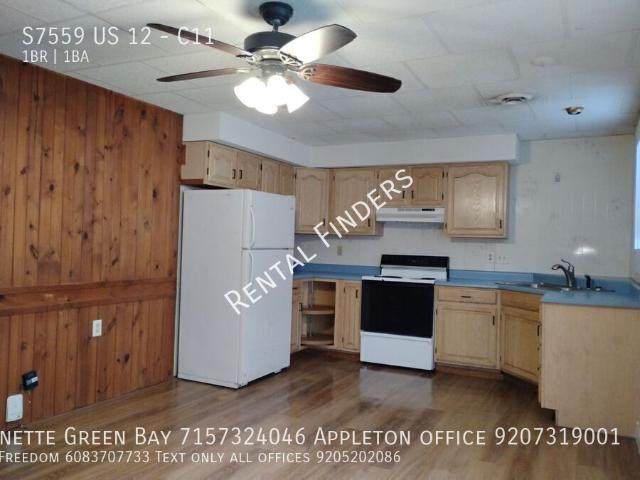 1 BR, 1 BA Apartment S7559 US 12, North Freedom, WI 53951
