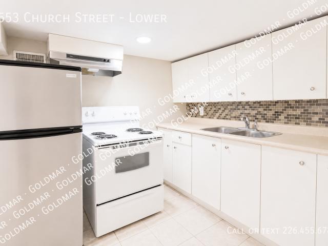 1 BR, 1 BA Apartment 1553 Church Street, Windsor, ON N8X 1V4