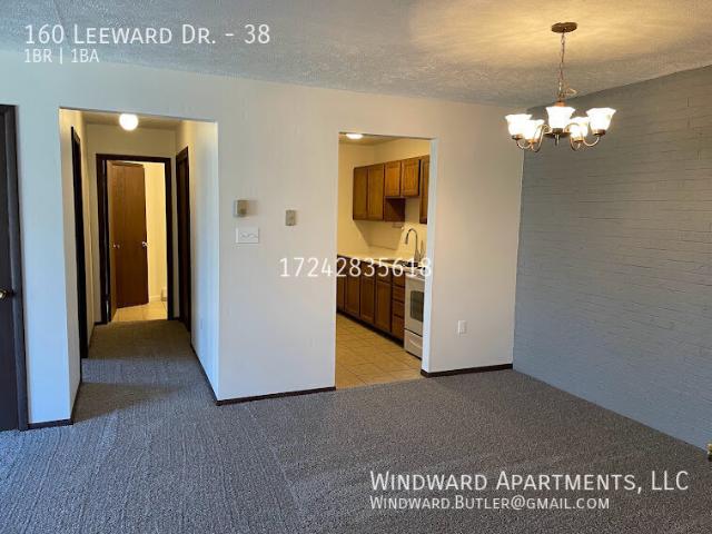 1 BR, 1 BA Apartment 160 Leeward Dr., Butler, PA 16001