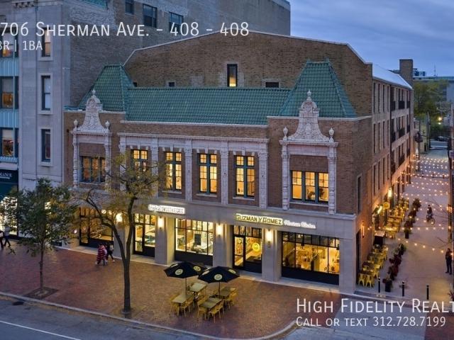 1 BR, 1 BA Apartment 1706 Sherman Ave. 408, Evanston, IL 60201