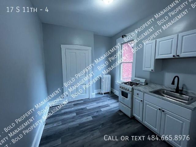 1 BR, 1 BA Apartment 17 S 11th, Reading, PA 19602