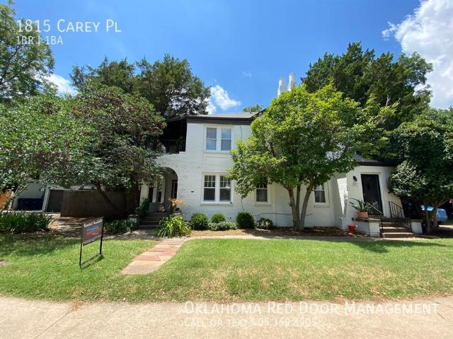 1 BR, 1 BA Apartment 1815 Carey Pl, Oklahoma City, OK 73106