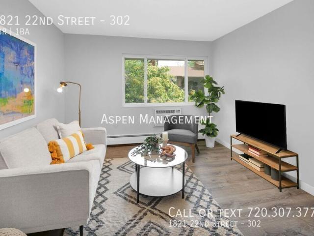 1 BR, 1 BA Apartment 1821 22nd Street, Boulder, CO 80302